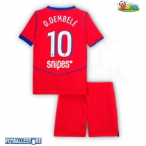 Paris Saint-Germain Ousmane Dembele #10 Tredjedraktsett Barn 2025-26 Kortermet (+ Korte bukser)